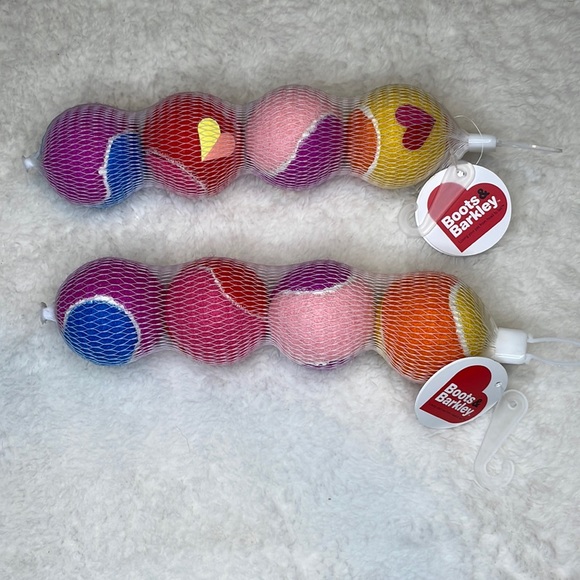 Boots and Barkley Dog Boots Barkley Mini Tennis Balls Bundle X2